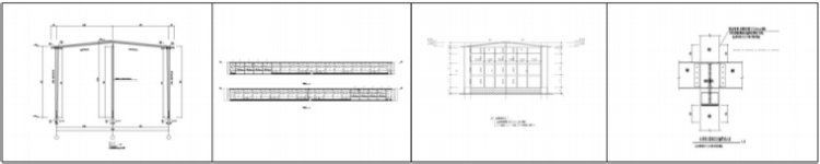 Structure diagram of portal rigid-frame chicken breeding farm (layer house)